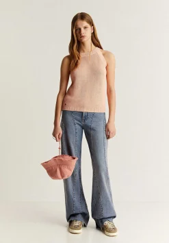Top Punto Cuello Halter-Scalpers Discount