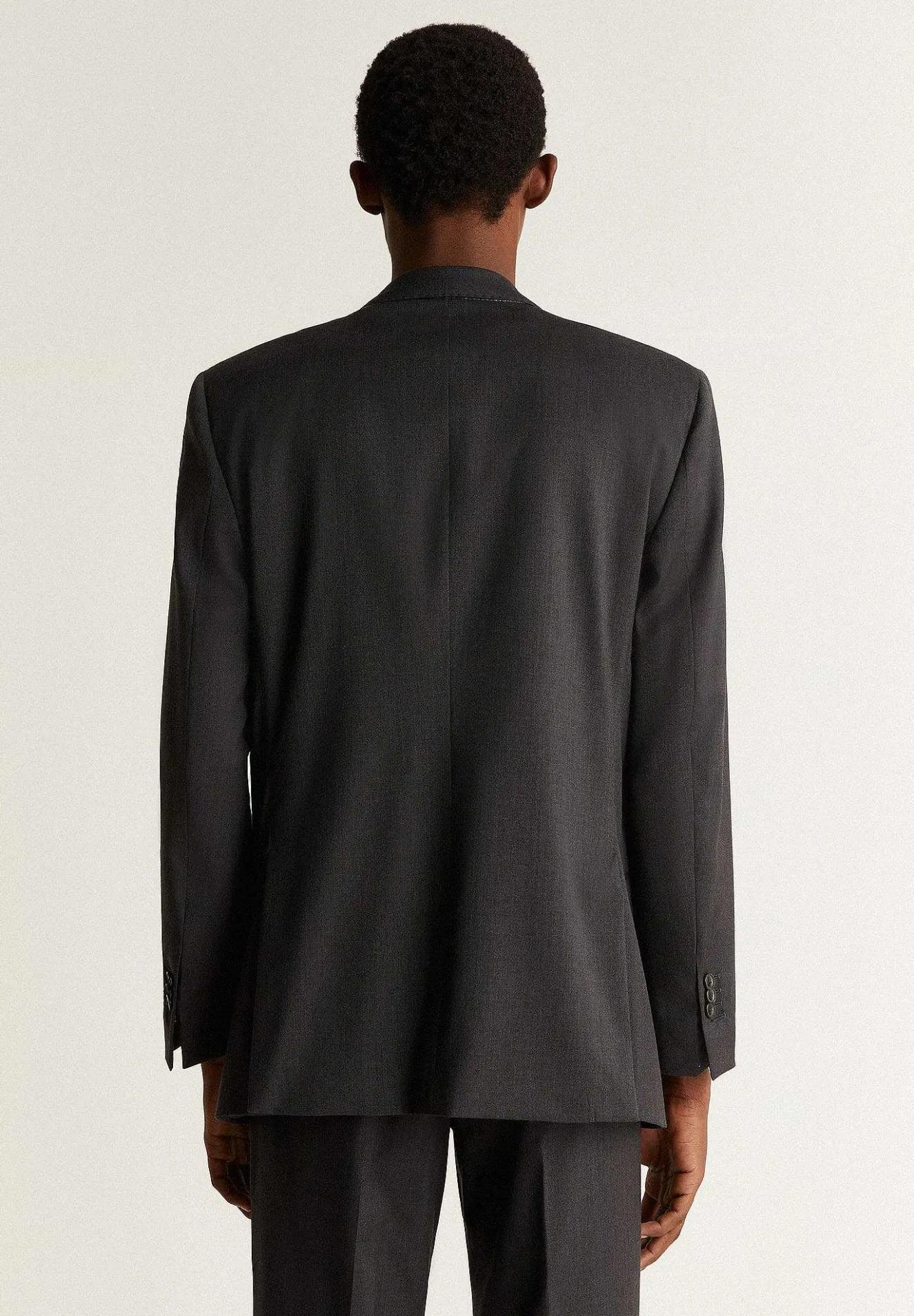 Traje Clasico Lana Gris-Scalpers Cheap