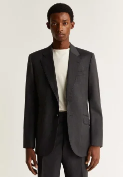 Traje Clasico Lana Gris-Scalpers Cheap