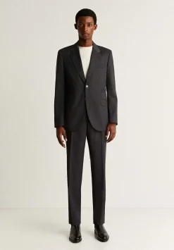Traje Clasico Lana Gris-Scalpers Cheap