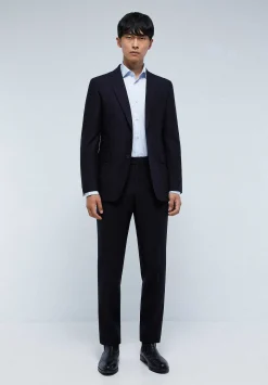 Traje Estructura Azul Marino Lana-Scalpers Best