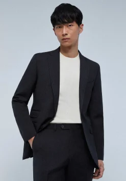 Traje Estructura Gris Lana-Scalpers Outlet