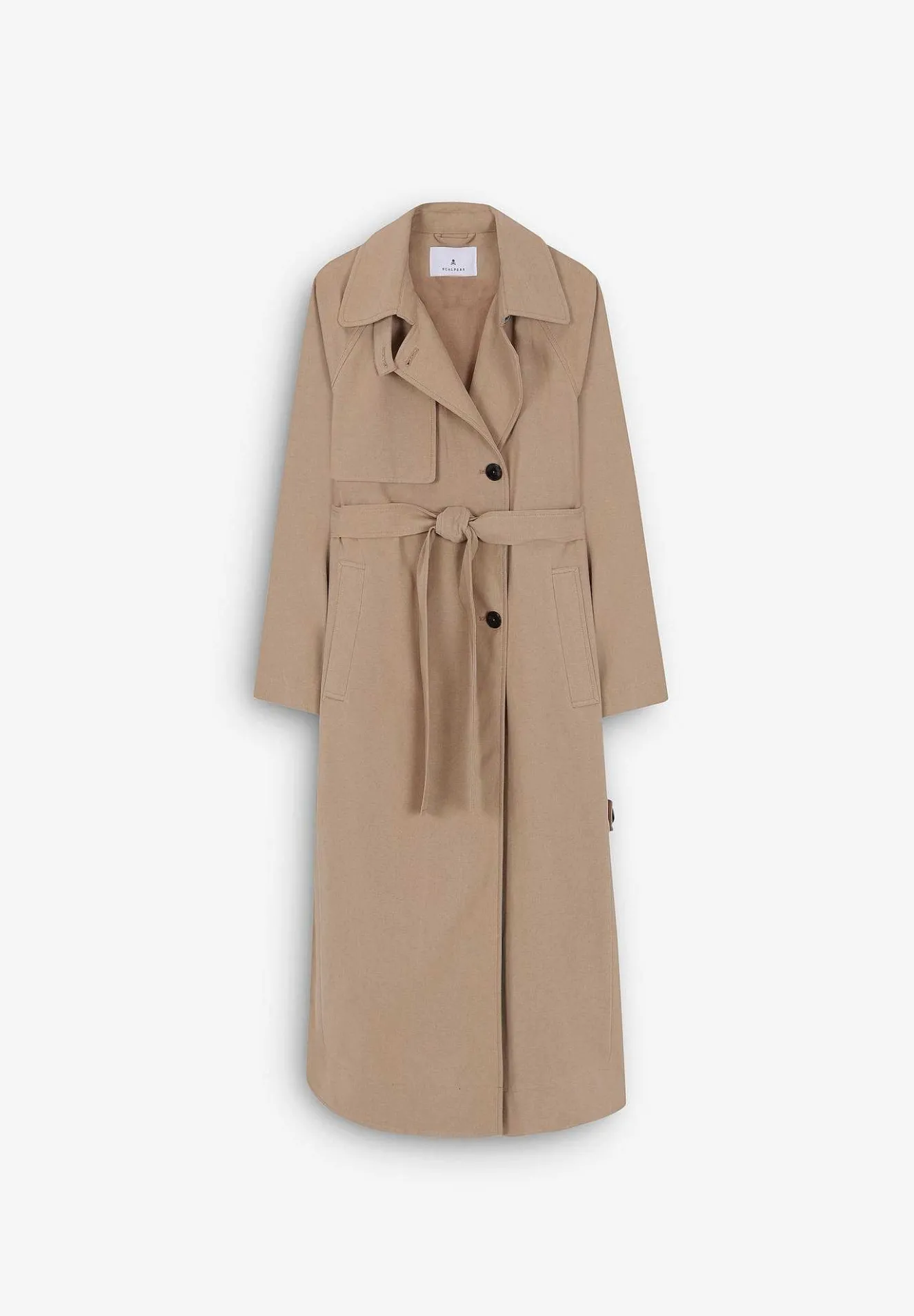 Trench Detalle Abertura Lateral-Scalpers Sale