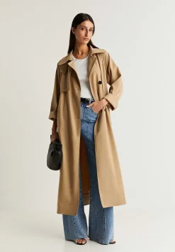 Trench Detalle Abertura Lateral-Scalpers Sale