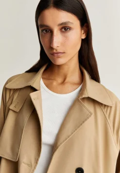 Trench Detalle Abertura Lateral-Scalpers Sale