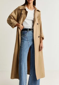 Trench Detalle Abertura Lateral-Scalpers Sale