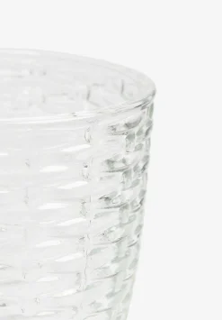 Vaso Vidrio Relieve Rayas-Scalpers Store