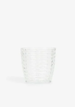 Vaso Vidrio Relieve Rayas-Scalpers Store