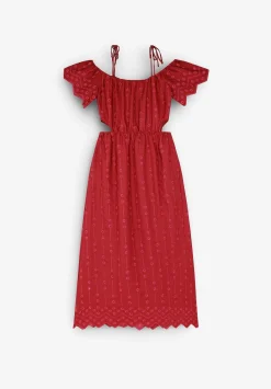 Vestido Bordado Hombro Descubierto-Scalpers Best
