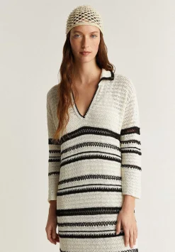 Vestido Crochet Cuello Polo-Scalpers Best