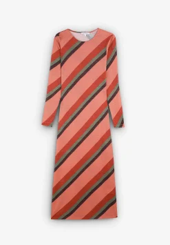 Vestido Lurex Rayas Contraste-Scalpers Sale