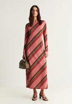Vestido Lurex Rayas Contraste-Scalpers Sale