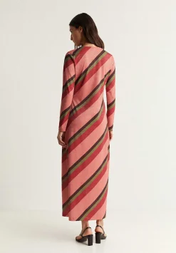 Vestido Lurex Rayas Contraste-Scalpers Sale