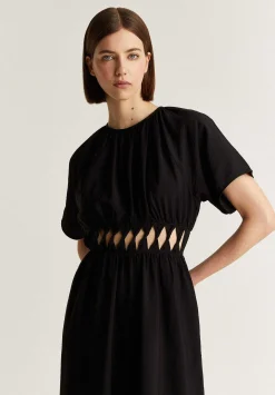 Vestido Midi Aberturas Cintura-Scalpers Best Sale