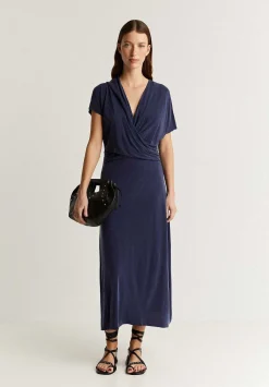 Vestido Midi Cupro-Scalpers Flash Sale