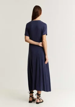 Vestido Midi Cupro-Scalpers Flash Sale