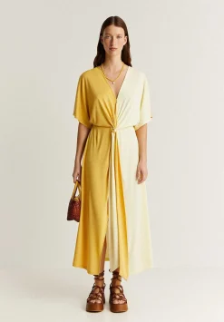 Vestido Midi Cupro Bicolor-Scalpers Best