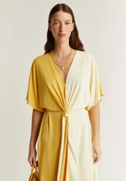Vestido Midi Cupro Bicolor-Scalpers Best