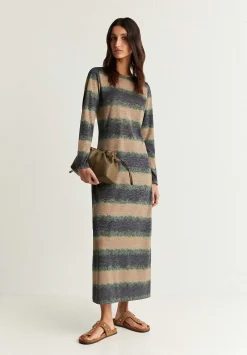 Vestido Midi Lurex-Scalpers Store