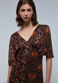 Vestido Midi Lurex Detalle Espalda-Scalpers New