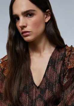 Vestido Midi Paisley Lurex-Scalpers Shop