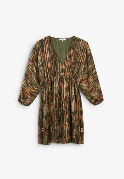 Vestido Mini Print Detalle Metalizado-Scalpers Cheap