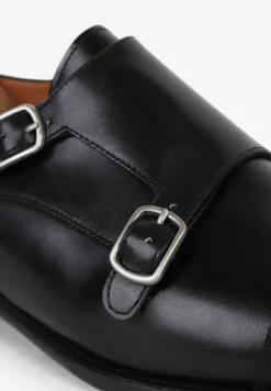 Zapatos Double Monk Vestir Piel-Scalpers Clearance