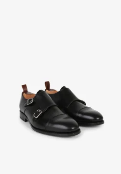 Zapatos Double Monk Vestir Piel-Scalpers Clearance